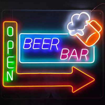 Cosun Flexible Open Tiger Acrylic Custom Led Neon Sign Letter China Manufacturer